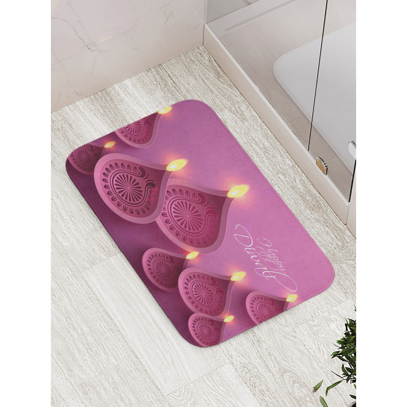 Candles for Celebration Bath Mat