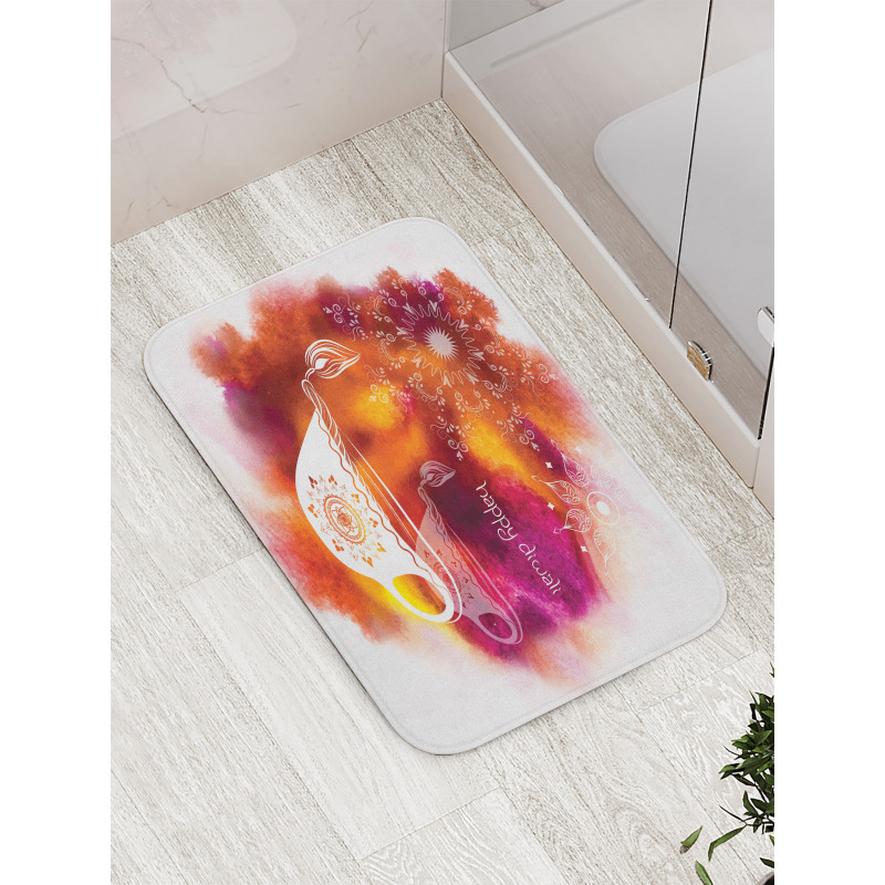 Brushstroke Candle Bath Mat