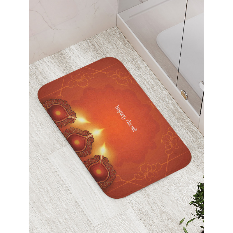 Oriental Carving Frames Bath Mat