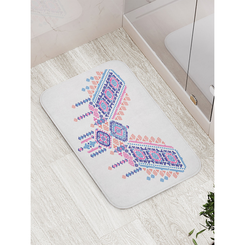 Geometric Design Bath Mat