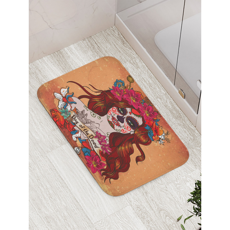 Mexican Skull Bath Mat