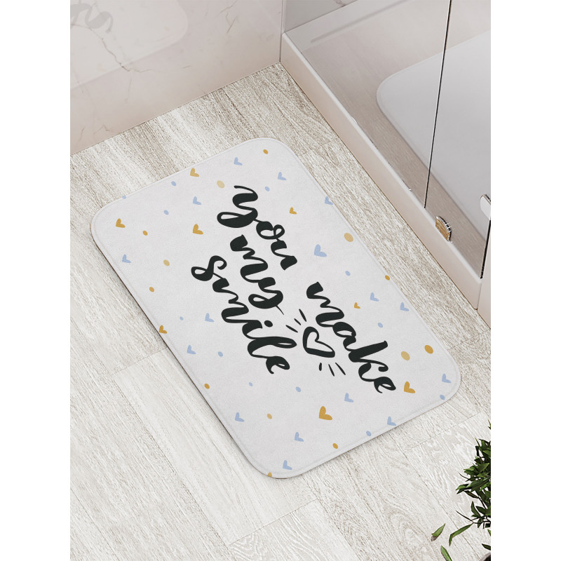 You Make My Heart Smile Bath Mat