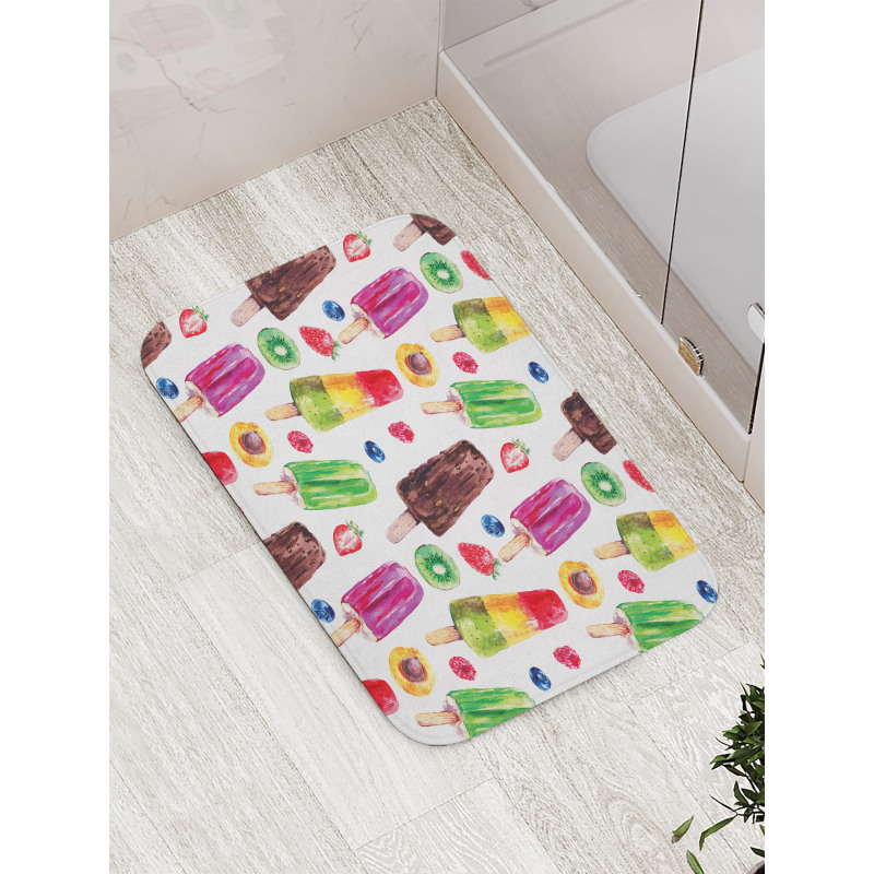 Vivid Ice Creams Bath Mat