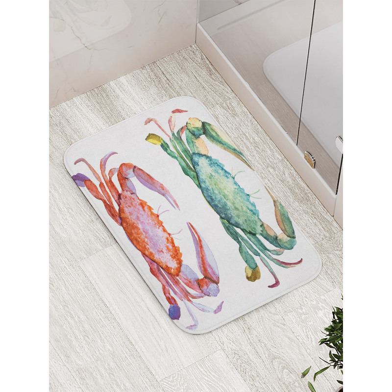 Sea Animals Theme Bath Mat