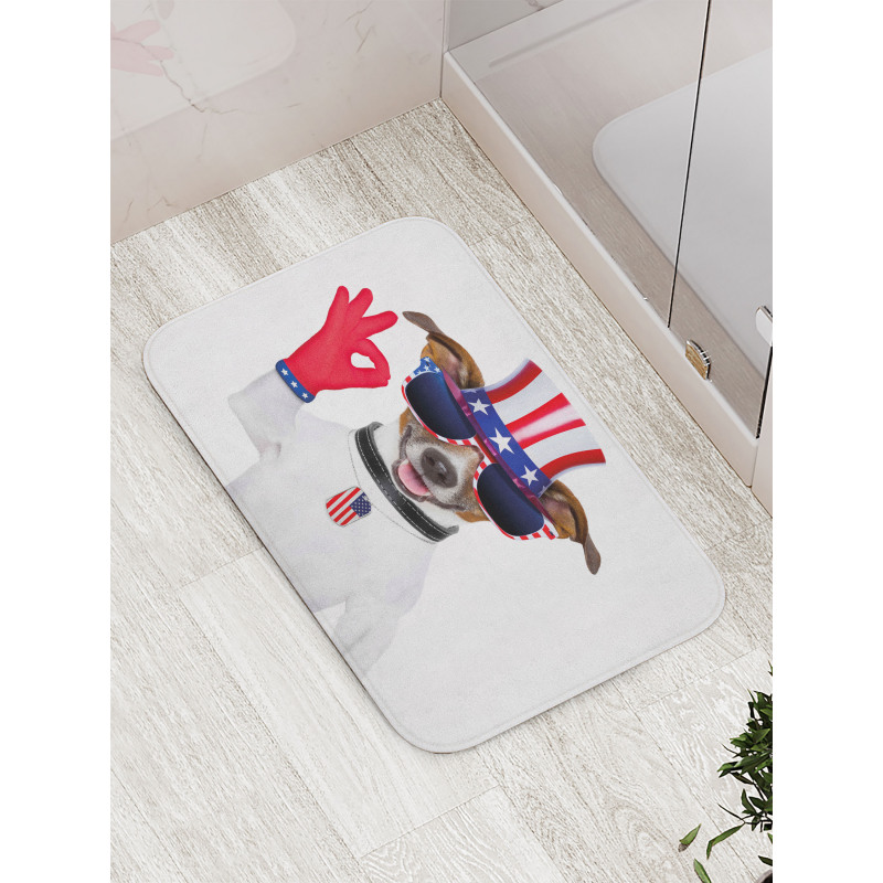 Jack Russell Dog Bath Mat