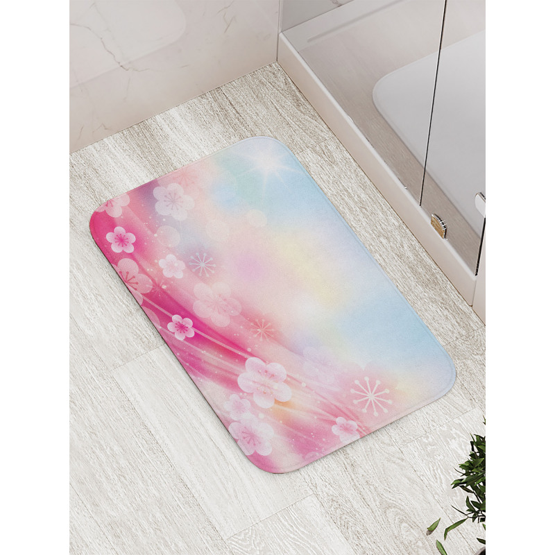 Blossoms Flowers Buds Bath Mat