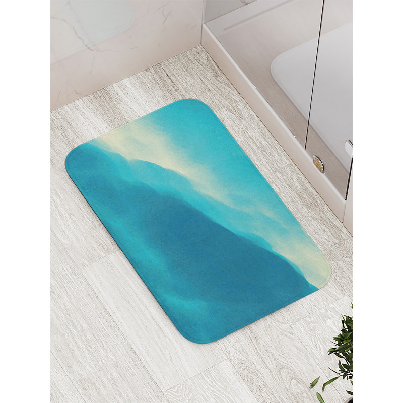 Artwork Cloud Wave Bath Mat