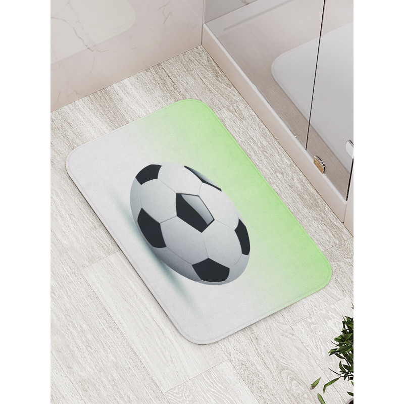 Football Soccer Ball Bath Mat