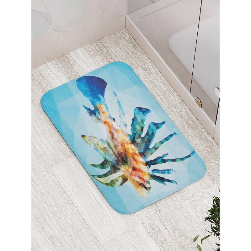 Ornamental Fish Style Bath Mat