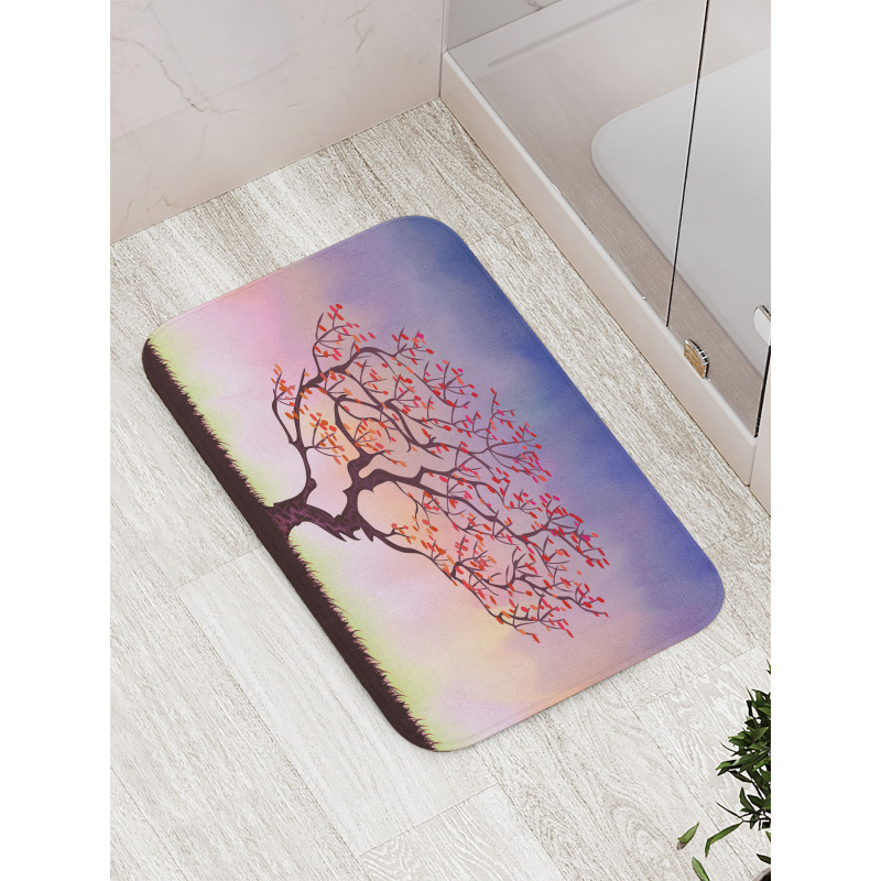 Sunset Rise Morning Scene Bath Mat