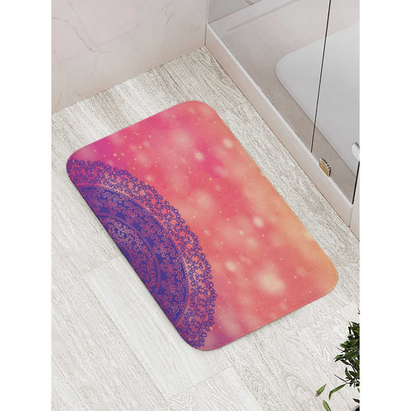 Folk Motif Bath Mat