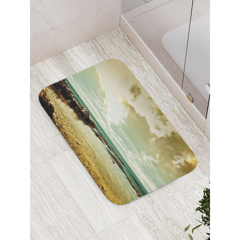 Ocean Island Scenery Bath Mat