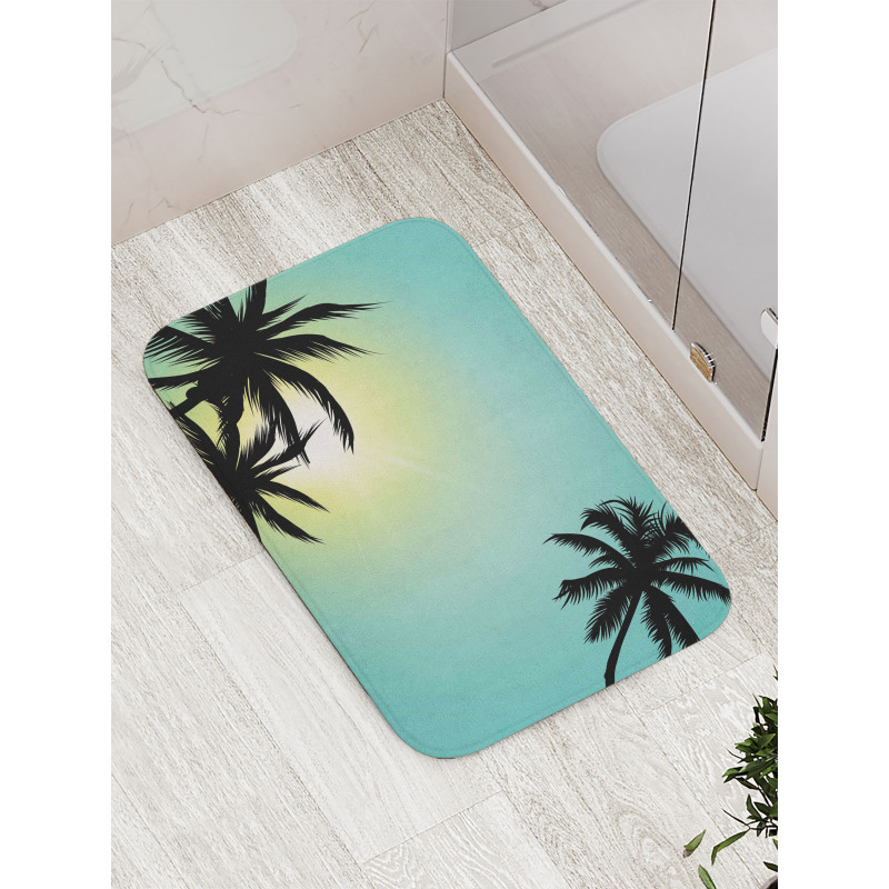 Hawaiian Miami Beach Sun Bath Mat