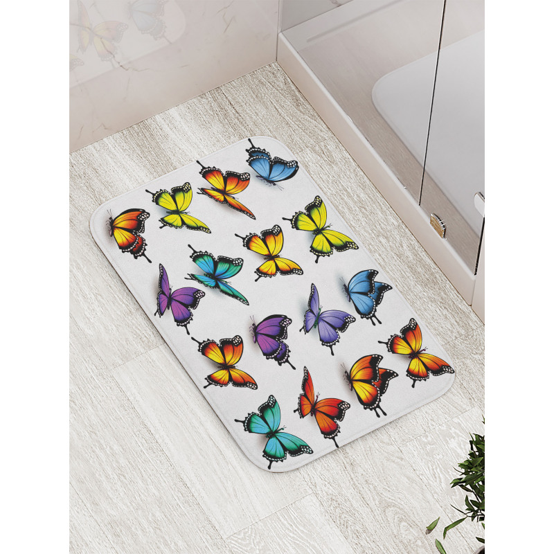 Colorful Wings Spring Bath Mat