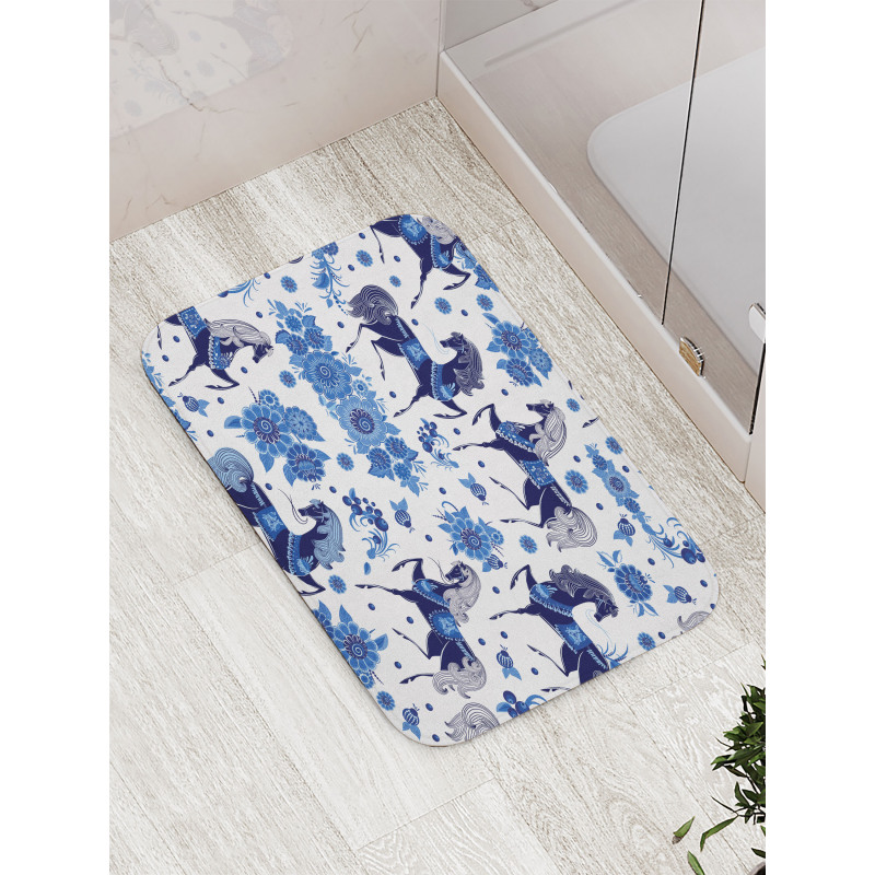 Middle Ages Drawings Bath Mat