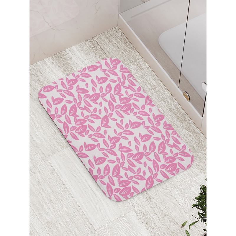 Big Pink Petals Bath Mat