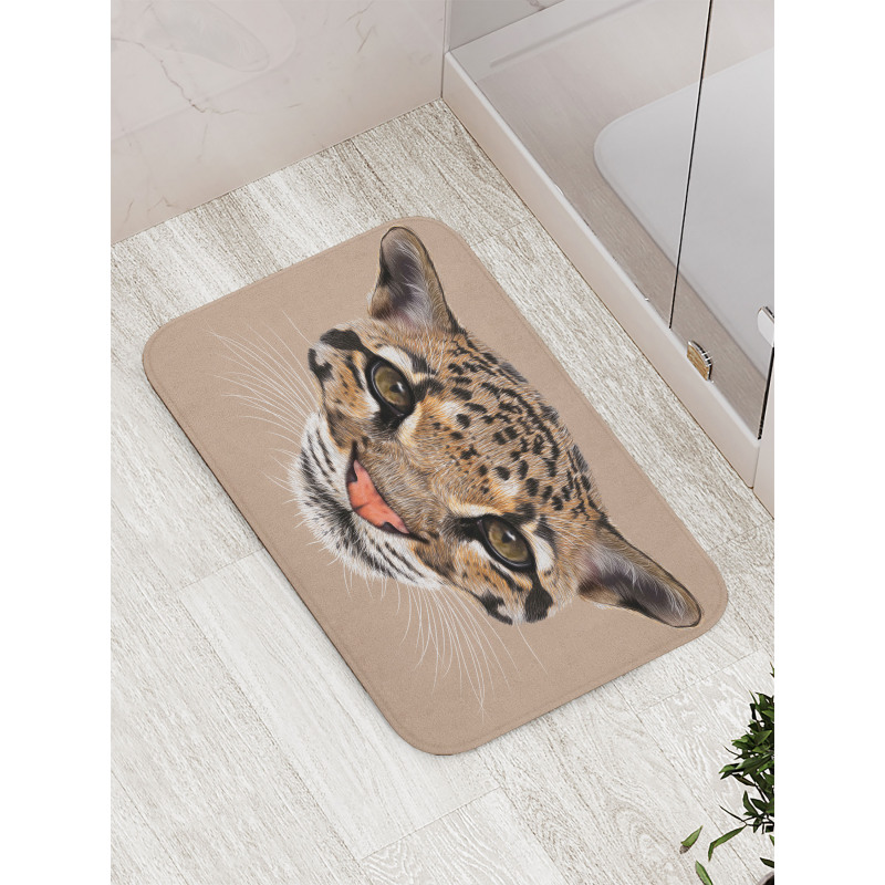 Baby Leopard Wild Bath Mat