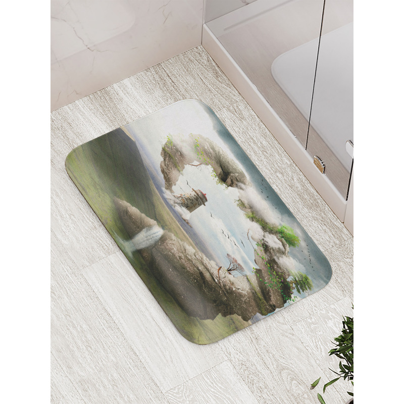 Dreamland Stone Bridge Bath Mat