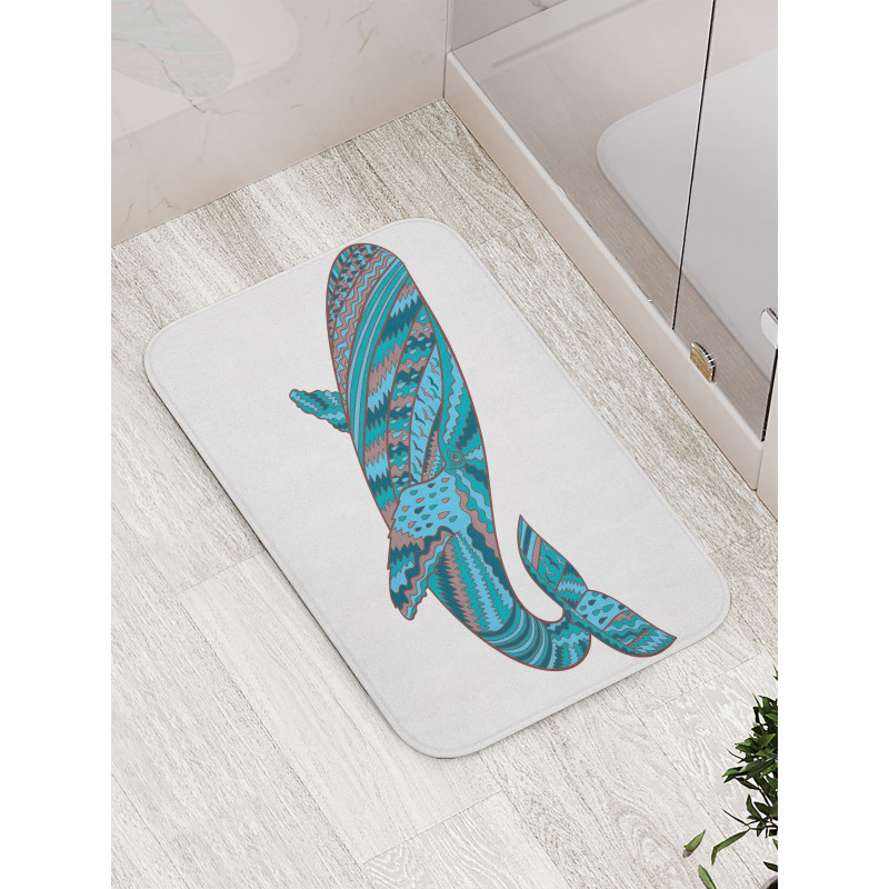 Humpback Whale Sea Bath Mat