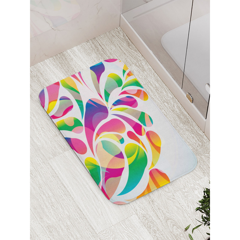 Leaf Shape Vivid Forms Bath Mat