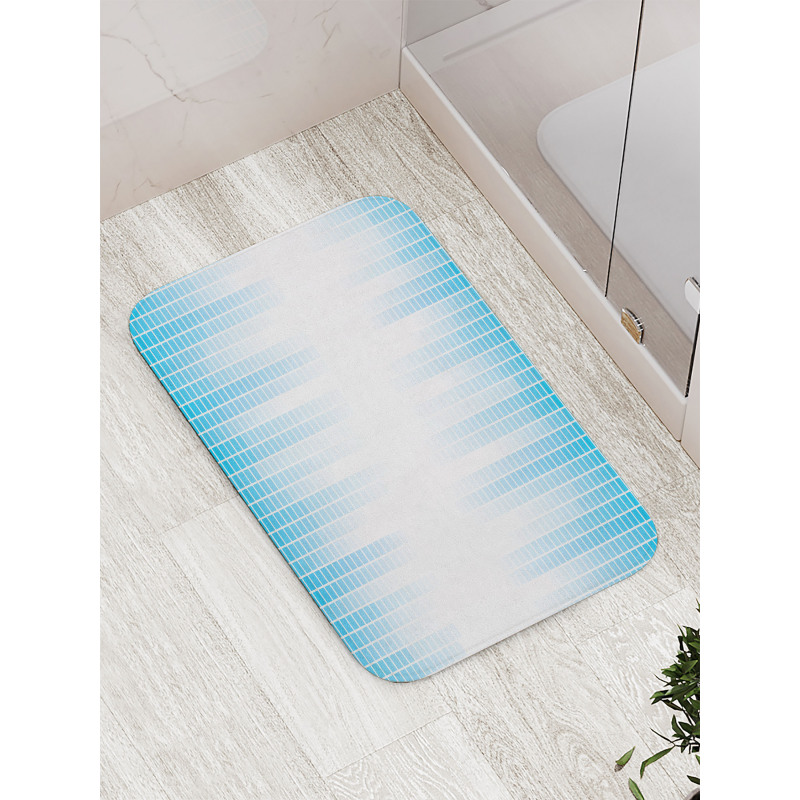 Geometric Squared Design Bath Mat