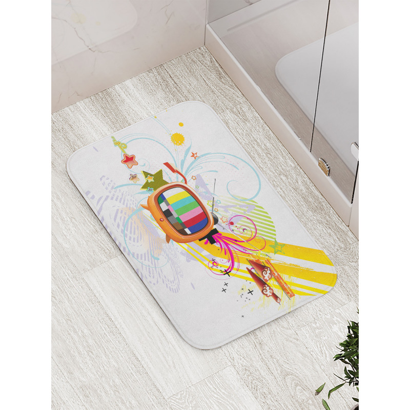 Digital Media TV Art Bath Mat