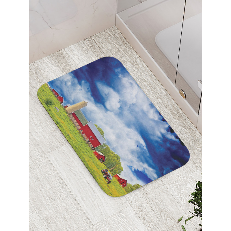 Warehouse Barn Scenery Bath Mat