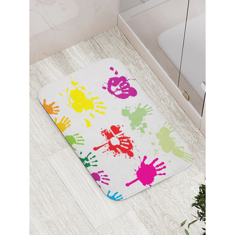 Teenagers Spray Color Bath Mat