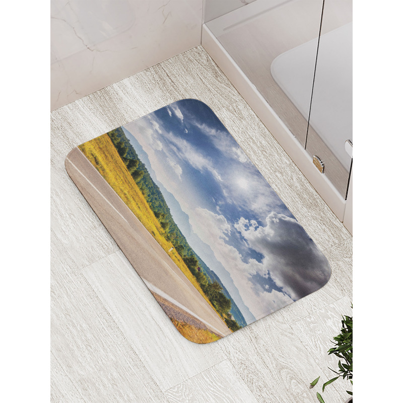 Road Hot Sunny Road Bath Mat