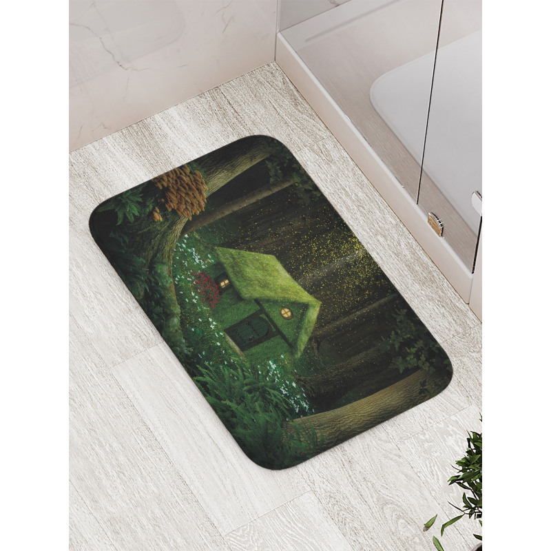 Surreal Forest House Bath Mat