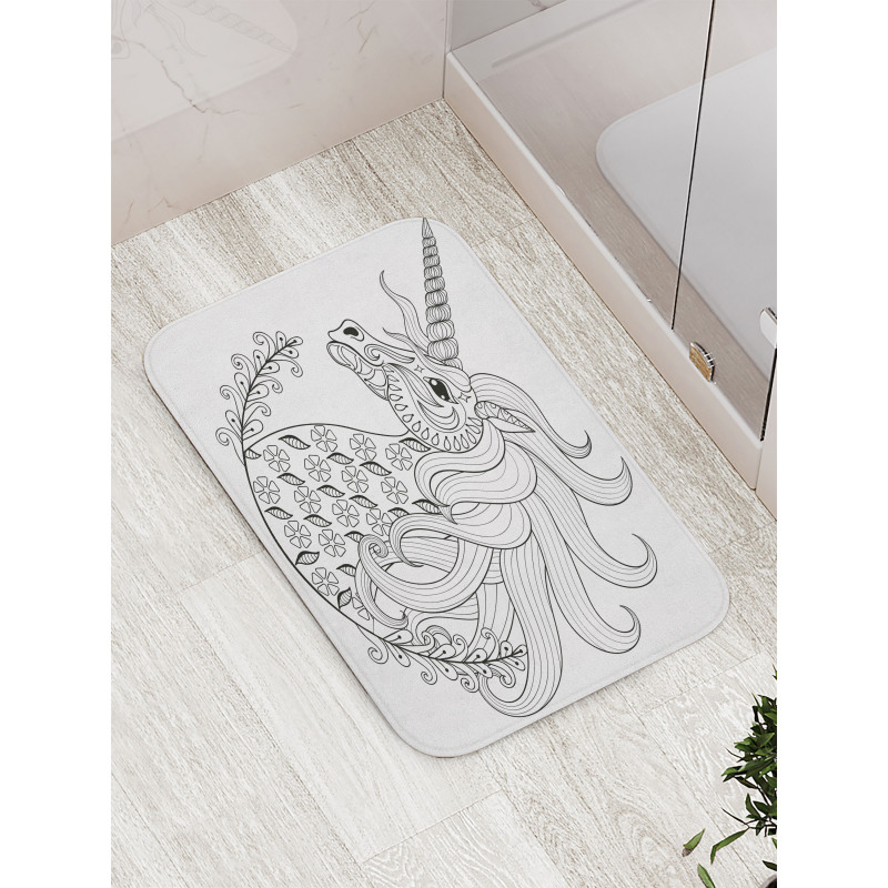 Fantasy Unicorn Bath Mat