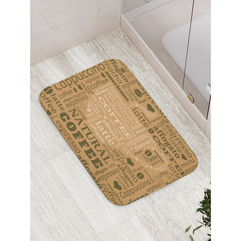 Hot Coffee Beverage Bath Mat