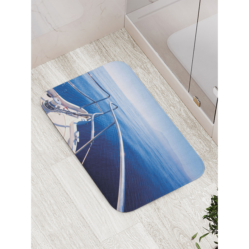 Boat Yacht Ocean Scenery Bath Mat