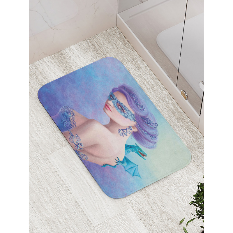 Fantasy Snow Queen Bath Mat