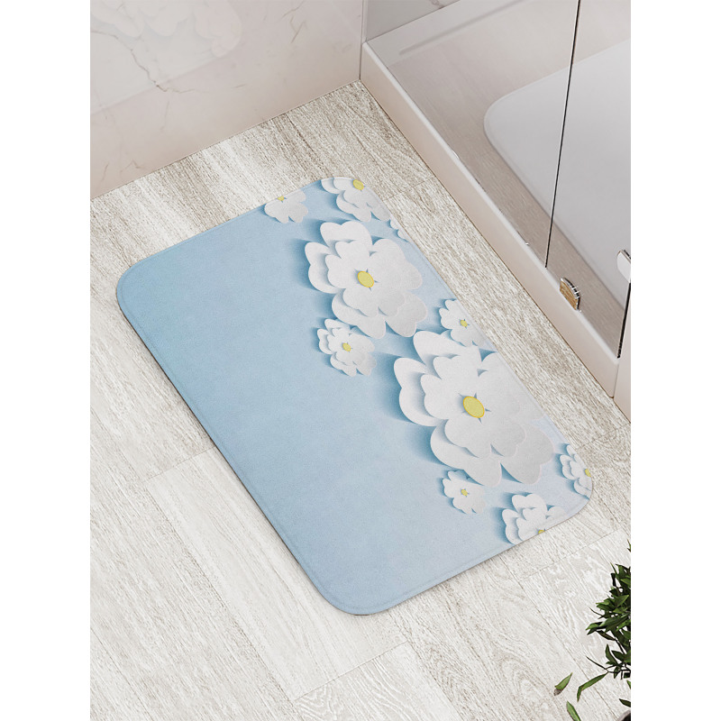 Abstract Cherry Blossom Bath Mat