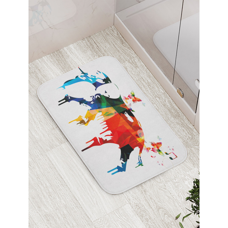 Wild Elephant Bath Mat