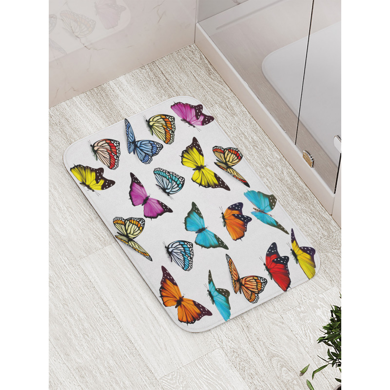 Butterflies Composition Bath Mat