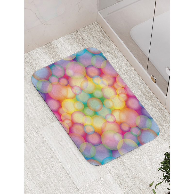 Hazy Balls Circular Hoop Bath Mat