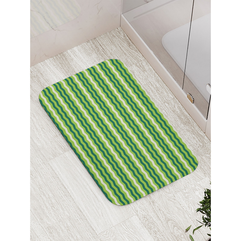 Wavy Lines Irish Cultural Bath Mat