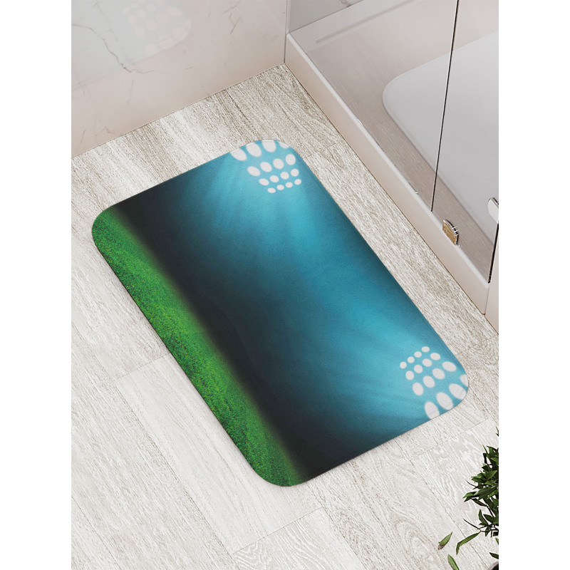 Night at Stadium Bath Mat