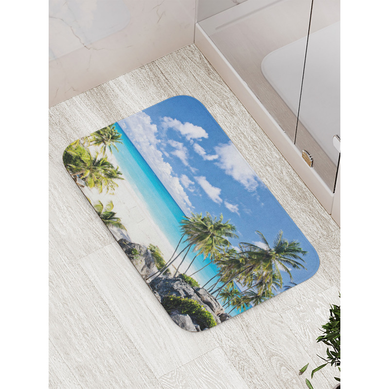 Barbados Beach Ocean Bath Mat