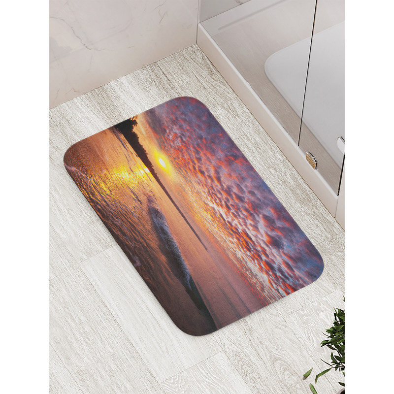 Dawn at Beach Seaside Bath Mat