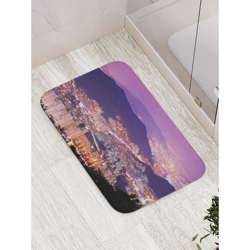 Skyline of Busan Korea Bath Mat