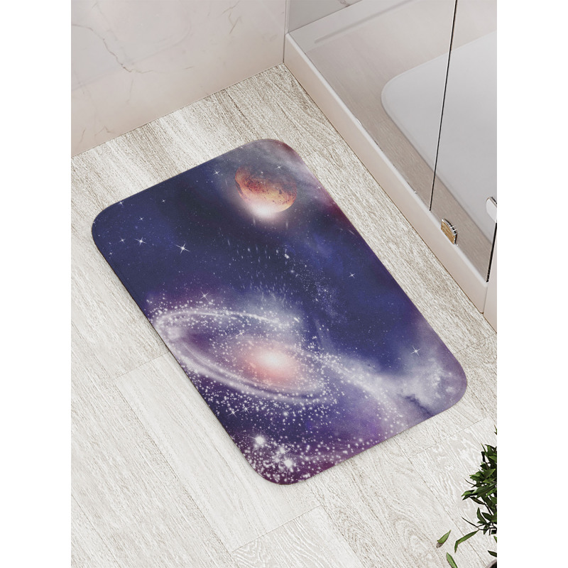 Nebula Planet Cosmic Bath Mat