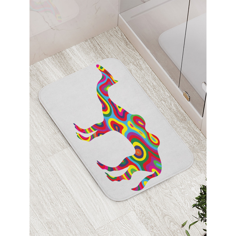 Abstract Camel Bath Mat