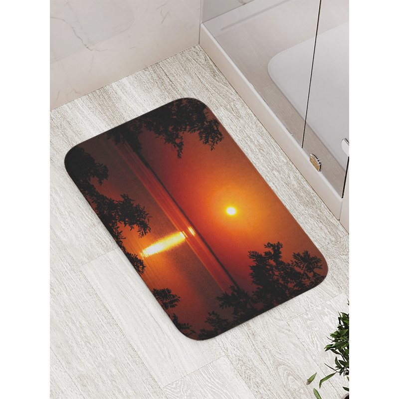 Rural Fresh Dramatic View Bath Mat