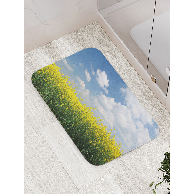 Rapeseed Field Germany Bath Mat