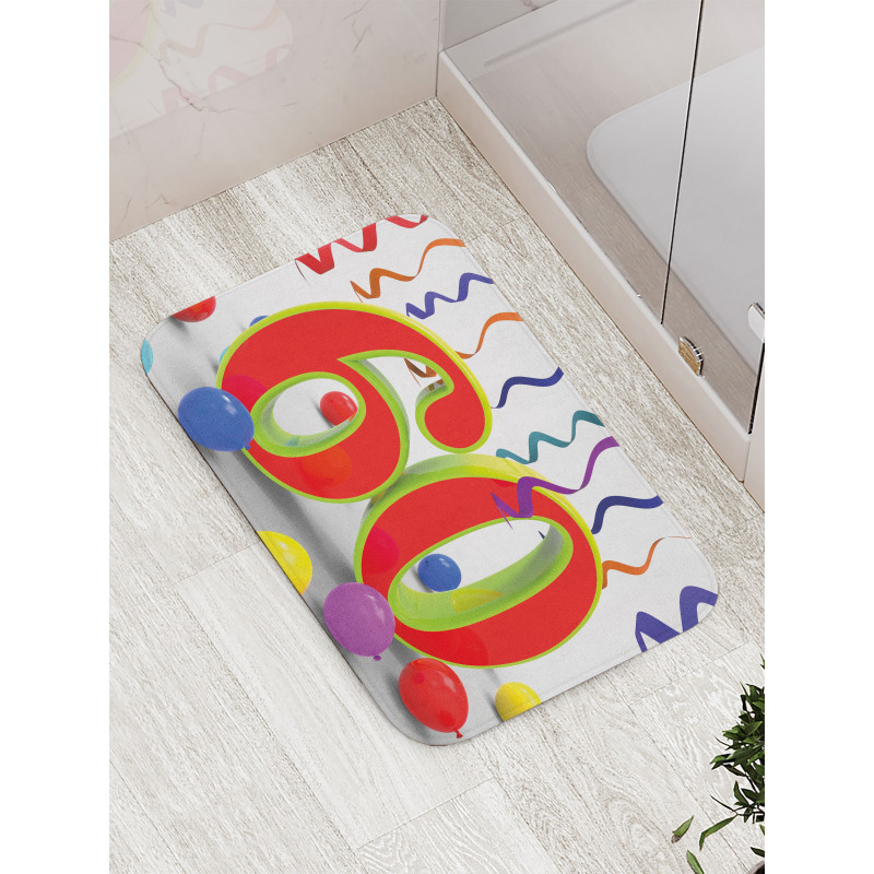 Party Swirls Bath Mat