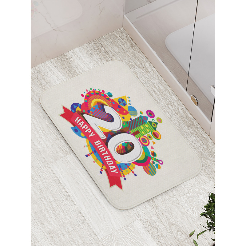 20 Theme Image Bath Mat