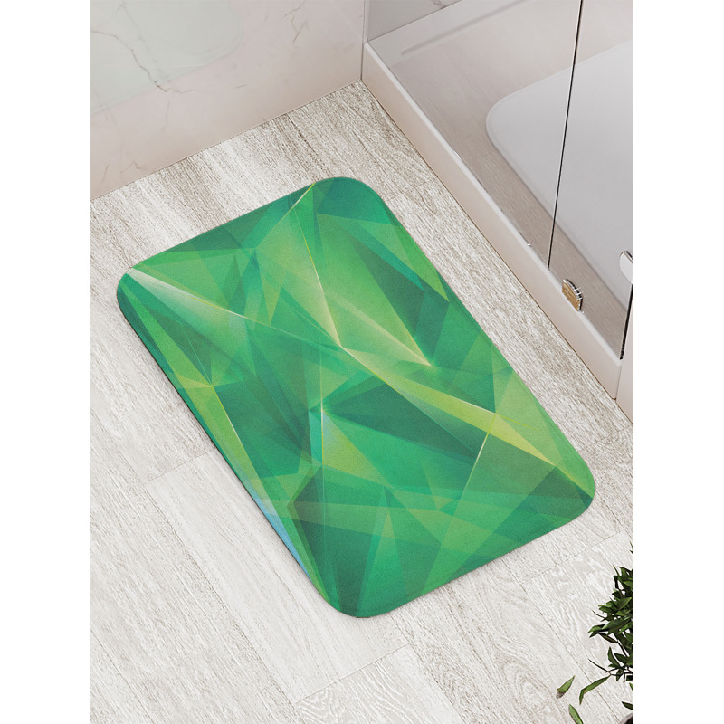 Geometric Crystal Bath Mat